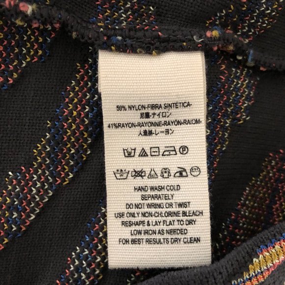 Free People Take Me Out Women Printed Bodycon Mini Dress Size M Medium Knit - Picture 12 of 14